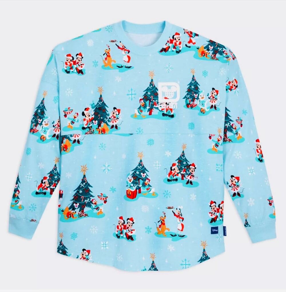 NWT❤️Disney Santa Mickey Mouse and Friends Holiday Spirit Jersey forAdults szXXL